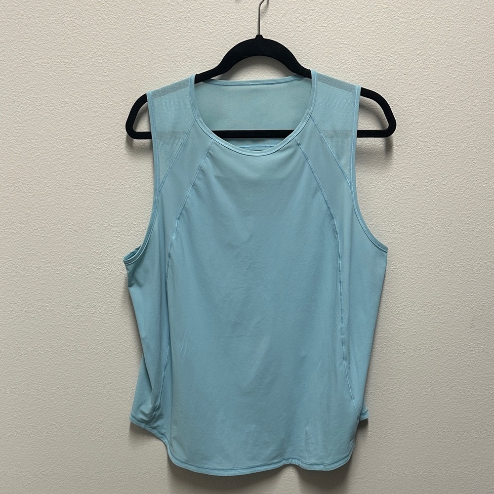Lululemon Scultp tank - blue chill - size 14
